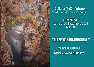 altre contaminazioni   mostra personale di  paola  alviano glaviano